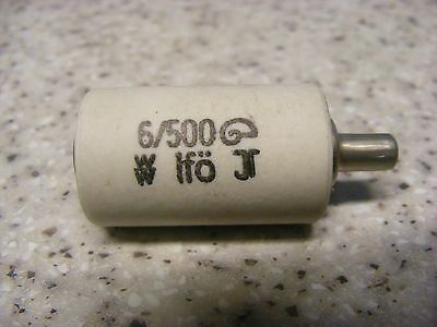 2 Amp 500VAC, Diazed, Weber, B27 IFO 5SB111 Bottle Fuse Fast Acting