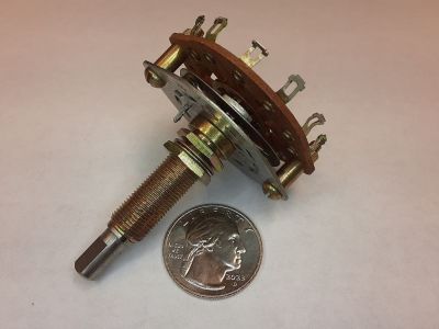 1 POLE 10 POS BREAK BEFORE MAKE ROTARY SWITCH OAK D-72200-BE