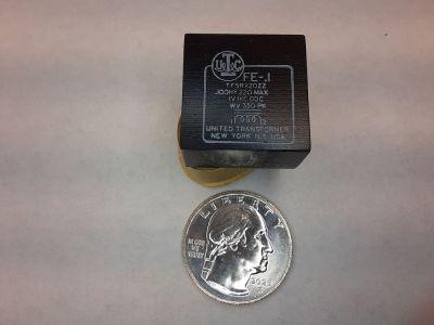 UTC FE-1 .10hY, 100mH Inductor, Coil, Choke Bobbin