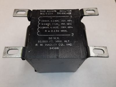 TRW 400974 TF5SX04ZZ MIL-T-27A R.M. HADLEY REACTOR Inductor, Coil, Choke Bobbin