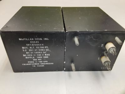 TF1RX04YY 23545 GILFILLAN BROS 105mm X 75mm X 69mm Inductor, Coil, Choke Bobbin