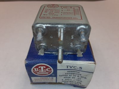 UTC TVC-5 HERMETIC VARIDUCTOR HERM-MIL-T-27A Inductor, Coil, Choke Bobbin
