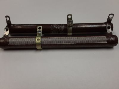 200 Ohm 75 Watt ADJUSTABLE Power Resistor, 6 inch X 5/8 inch OHMITE DIVIDOHM 0774B