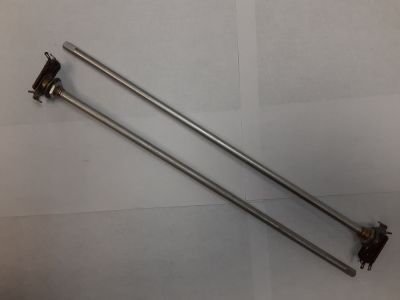 MAKE BEFORE BREAK ROTARY SWITCH WITH 27 cm, 10-1/2 inch LONG SHAFT