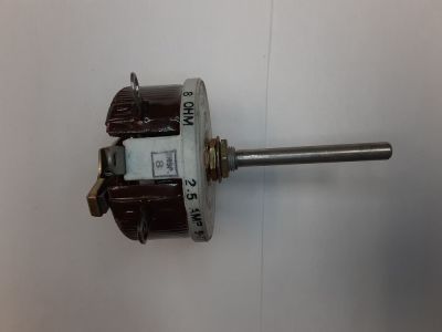 8 OHM 50W 2.5A RHEOSTAT TRU OHM TYPE R-50
