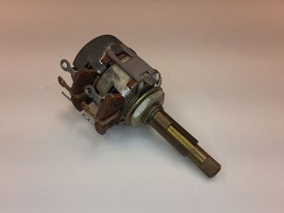 Dual Gang Potentiometer 1M 1 Meg Linear, Dual Shaft 1 inch Total Shaft Length RTV-425 140424
