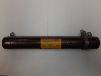 SURPLUS 100 Ohm 160 Watt ADJUSTABLE Power Resistor, 8.5 inch X 1.25 inch OHMITE DIVIDOHM 1160 1.265 AMPS