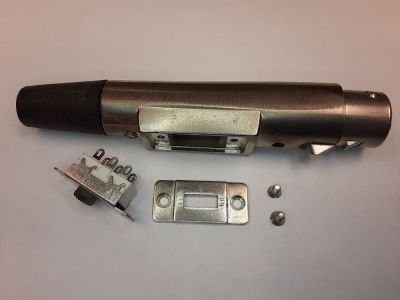 SWITCHCRAFT 3 PIN FEMALE XLR INLINE CONNECTOR WITH DPDT SLIDE SWITCH