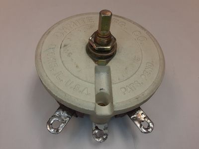 SURPLUS OHMITE 25 OHM 100W 2.0 AMP RHEOSTAT