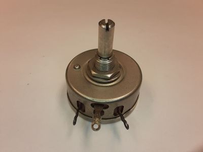 20000 20K Ohm 4W LINEAR SHAFT 1/4 inch X 3/8 inch POTENTIOMETER BODY 1-3/4 inch DIA. CTS MF23722 20K CTS6317