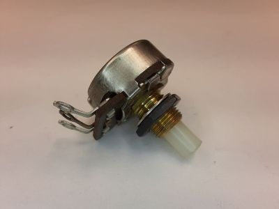 50K OHM LINEAR POTENTIOMETER PANEL MOUNT 1/4 inch X 1/4 inch SHAFT 10-20 50K-D