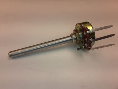 1 MEG ohm Linear Taper Pot Potentiometer Control, 1/4 inch inch diameter x 2-1/4 inch inch long Shaft.