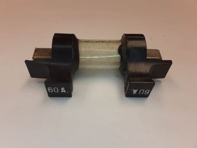 Burndy 60A FUSE F1L, FPL SINGLE PHASE 400 CYCLE 208/120 VOLTS NOS NEW OLD STOCK AIRCRAFT AVIATION