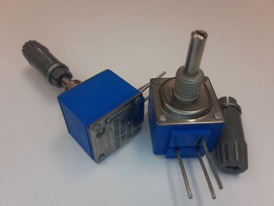 20K Ohm Linear Potentiometer 81C1DE20BA0363 1/8 inch X 3/8 inch Long Shaft Screwdiver adjust