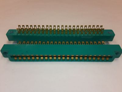CARD EDGE CONNECTOR 44 Position, .156 inch SOLDER EYELET DOUBLE READOUT