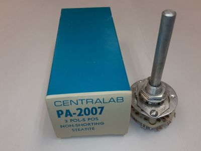 BREAK BEFORE MAKE CENTRALAB PA-2007 ROTARY SWITCH