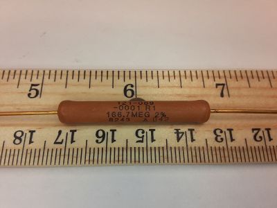 CADDOCK 121-089-0001 166.7M 2% 166.7M Ohms 2% HIGH VOLTAGE Through Hole Resistor