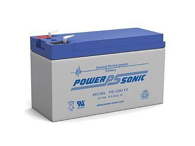 Sealed Lead Acid Battery 12V 9A.H. F2 Terminals 5.95 L X 2.56 W X 3.70 H PS1290