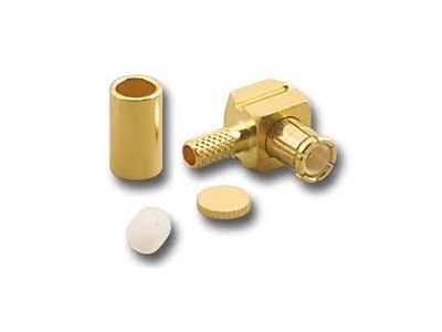 MCX Connector Right Angle Crimp Plug for RG316, RG174 MCX2222