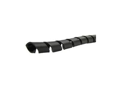 3/4 inch SPIRAL WRAP BLACK LOOM