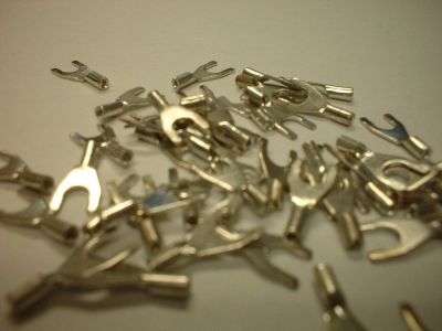 BLOCK SPADE 26-24 GA #4 STUD NON INSULATED 50 PK