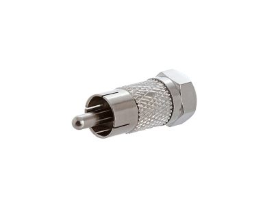 RCA MALE PLUG TO F MALE ADAPTER