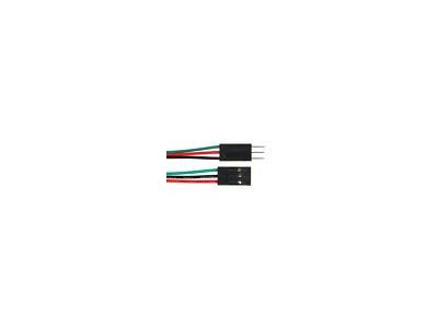 3 PIN Male to Female Dupont / Arduino Jumper Connector 24-26ga WIRE Pigtail, Prototype Breadboard , 10 Inches long