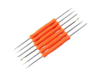 SOLDER AID TOOL 6pc KIT BEST SA-10, Includes, 6 Double Ended Soldering Tools, Chip Holder, Needle, Pry Bar, Hook or Spring Hook, Fork, Reamer, Scraper, Knife, Brush