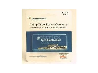 AMP CRIMP SOCKET CONTACTS 20 TO 14 AWG - AMP 350550-1 10PK
