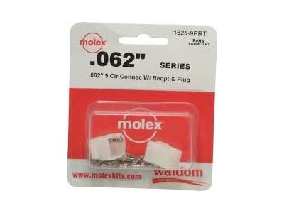 MOLEX .062 SERIES 9 CIRCUIT CONNECTOR SET RECEPTACLE & PLUG 03-06-2091 50-36-1871