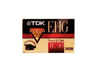 TDK Extra High Grade VHSC Video Tape W02