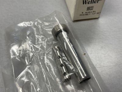 Weller Barrel Assembly, 9933 tip retainer for UTC300S with spacer
