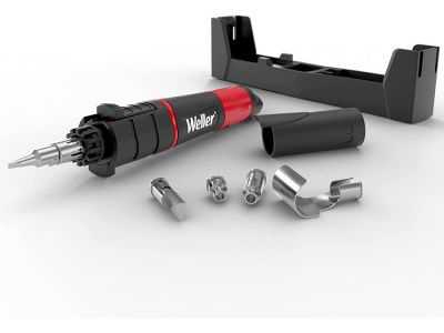 Weller Portasol Professional Self-igniting Cordless Butane Solder Iron Kit w/ Torch, Soldering, Hot Air, Knife, Reflector Tips