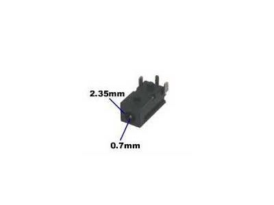 DC JACK-.7x2.35mm EIAJ1 EIAJI Class, Mates with plug 235B