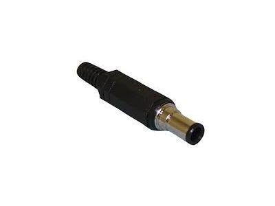 In-Line DC Plug with Center Pin for Recessed Jack, DC Plug 4.35 x 6.5m x 1.4mm, EIAJV Class V, EIAJ5.