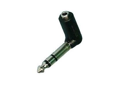 Discontinued, RIGHT ANGLE Audio Adaptor Stereo 1/4 inch Plug to 2.5MM JACK