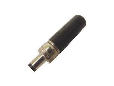 2.1mm x 5.5mm DC LOCKING PLUG, Mates with 2112B Jack