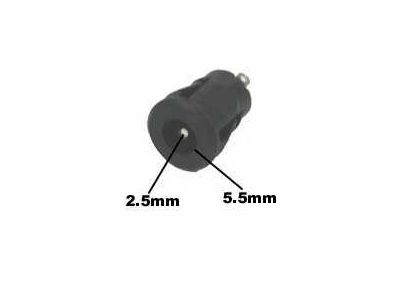 DC Coaxial Power Jack 2.5mm x 5.5mm. Snap In Type, .437 Inch Mounting Hole Size. Mates with 250B, 2509B, 250LB, 259B Plug