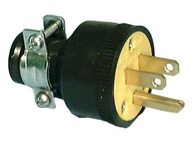 NEMA RUBBER 3 WIRE PLUG