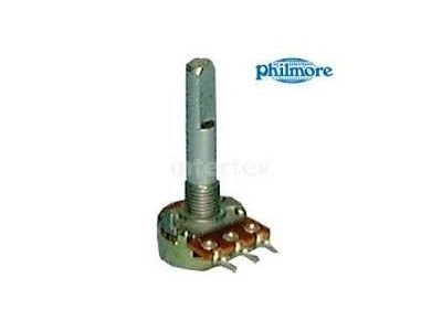 500K OHM LINEAR TAPER POTENTIOMETER 16MM 1 inch X 1/4 inch SHAFT