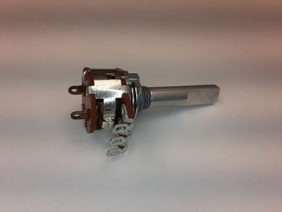 5K OHM AUDIO TAPER POTENTIOMETER WITH SWITCH 16MM 1 inch X 1/4 inch SHAFT