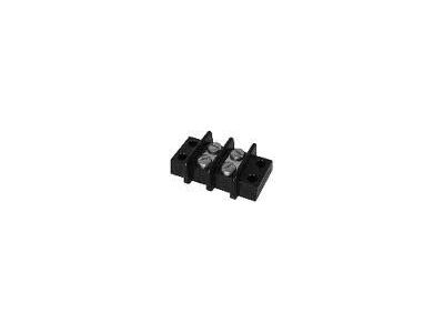 30 AMP DUAL ROW TERMINAL BLOCK 2-141 BARRIER STRIP 2 POSITION 6-32 PHILSLOT SCREWS
