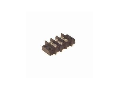 30 AMP DUAL ROW TERMINAL BLOCK 3-141 BARRIER STRIP 3 POSITION 6-32 PHILSLOT SCREWS