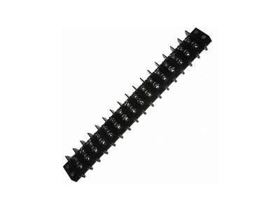 30 AMP DUAL ROW TERMINAL BLOCK 16-141 BARRIER STRIP 16 POSITION 6-32 PHILSLOT SCREWS