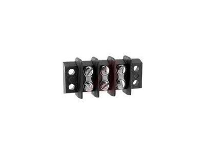 30 AMP DUAL ROW TERMINAL BLOCK 3-142 BARRIER STRIP 3 POSITION 8-32 PHILSLOT SCREWS