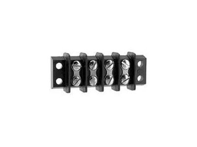 30 AMP DUAL ROW TERMINAL BLOCK 4-142 BARRIER STRIP 4 POSITION 8-32 PHILSLOT SCREWS