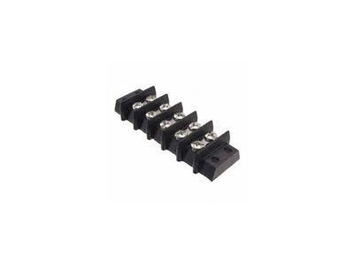 30 AMP DUAL ROW TERMINAL BLOCK 5-142 BARRIER STRIP 5 POSITION 8-32 PHILSLOT SCREWS
