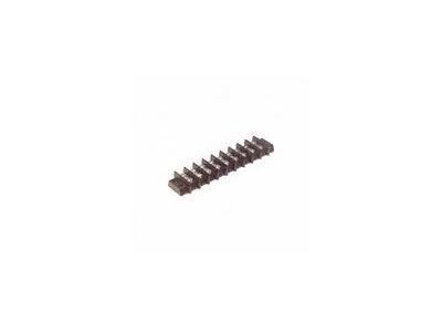30 AMP DUAL ROW TERMINAL BLOCK 9-142 BARRIER STRIP 9 POSITION 8-32 PHILSLOT SCREWS