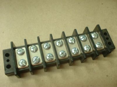 75 AMP DUAL ROW TERMINAL BLOCK 7-150 BARRIER STRIP 7 POSITION 10-32 PHILSLOT SCREWS