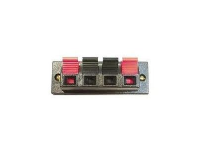 SPEAKER PUSH TERMINAL STRIP 2 RED AND 2 BLACK